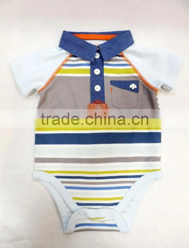 Tidy Little Baby Bodysuits Short Sleeves in Summer