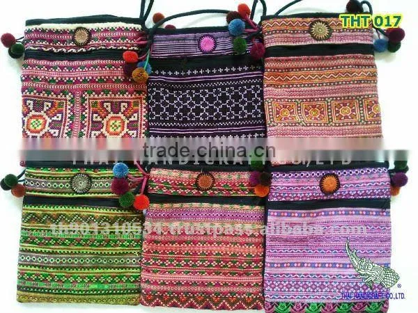 Embroidered HMONG Hill Tribe Shoulder Bag Cross Body Bag