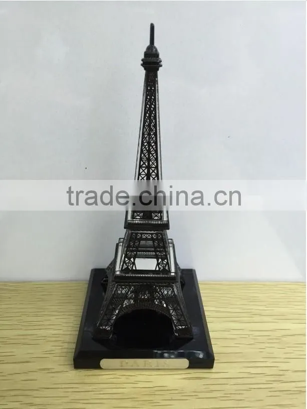 Hot Sale !!Wholesale Crystal Gold Plated Eiffel Tower buiding Model For Wedding Souvenir gift