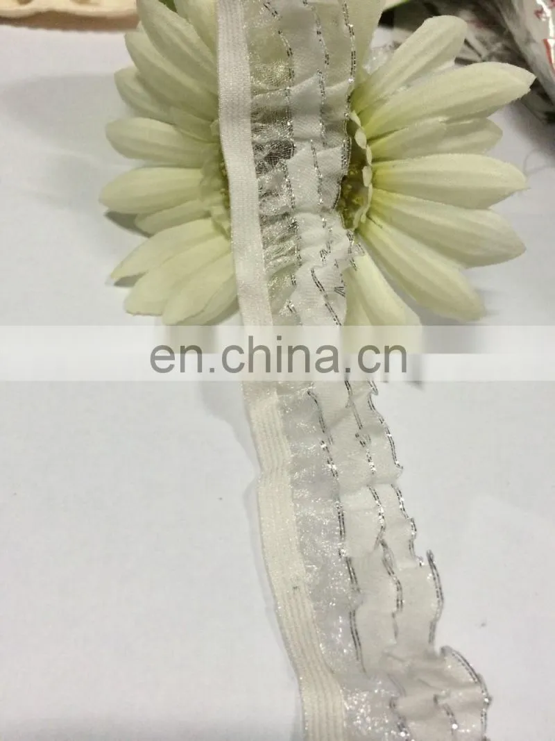 2 cm colored stretch lace /Garment accessories /elastic Stretch lace