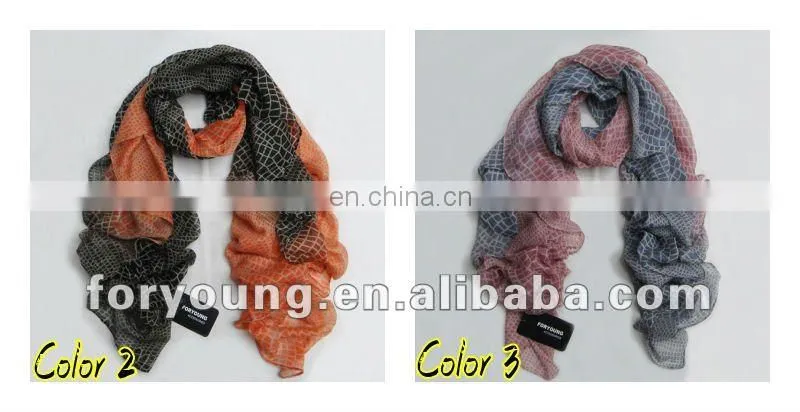 fashion two toned scarf and shawl