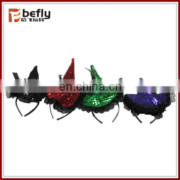 Hot sale witch hat halloween hair decoration