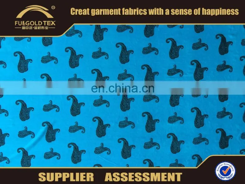 2016 classic polyester rayon spandex fabric printed in keqiao shaoxing china fullgold