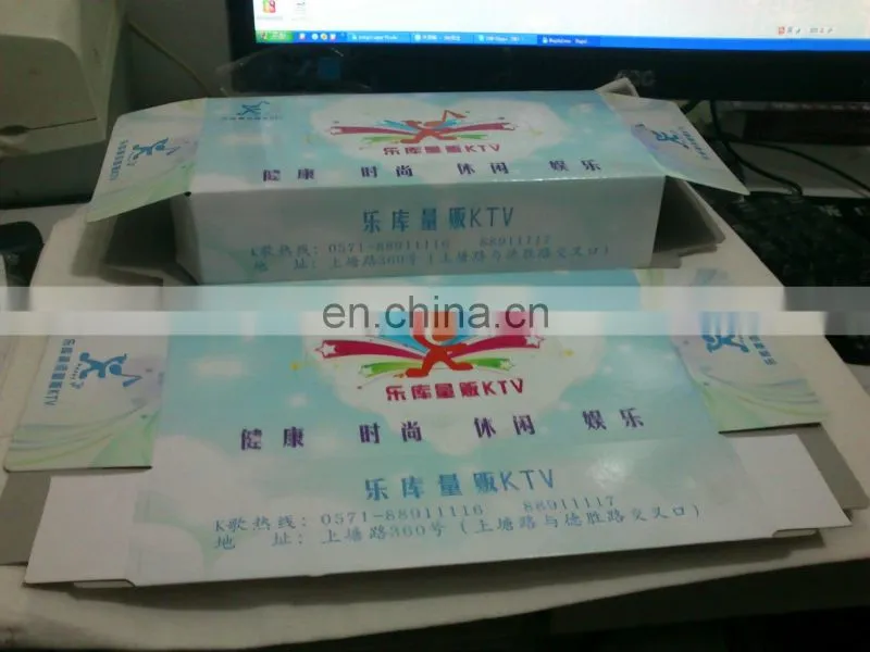 High Quality Custom glossy laminated printed paper Facial tissue box design