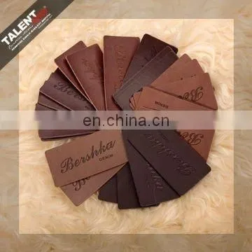 fashion denim PU leather labels