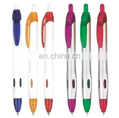 promotional plastic l ballpoint ball pen with customized logo printing
