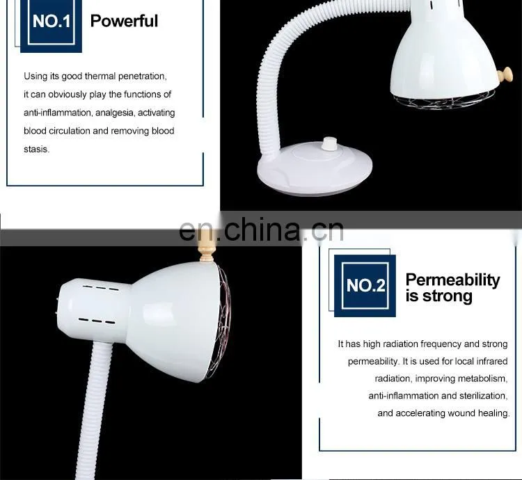 Portable Infrared Lamp Red Light Therapy Full Body with Stand for Skin Beauty