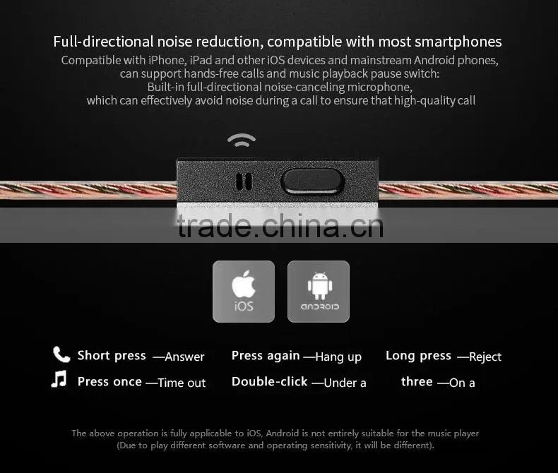 2016 popular ED9 Ear Headphone With Microphone