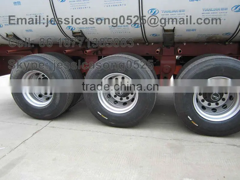 3 axles 50cbm oil transport tank semi trailer