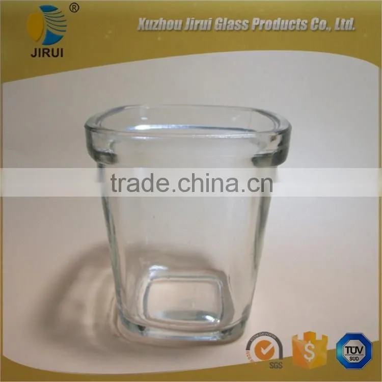 Glass Candle Jar With Plastic Cap Wholesale