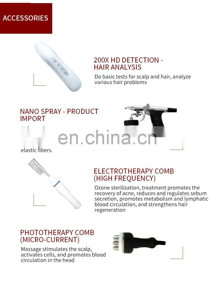 650nm Diode Laser SPA Scalp Treatment Machine with Hair Analysis Camera Professional Hair Regrowth Machine for Hair Salon