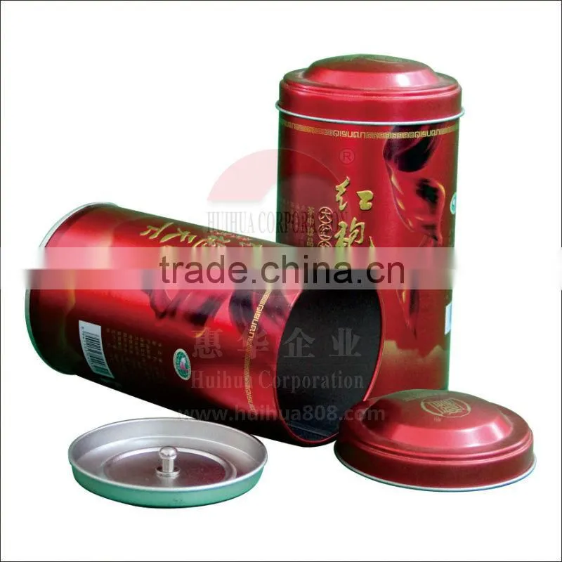 matal tea cans