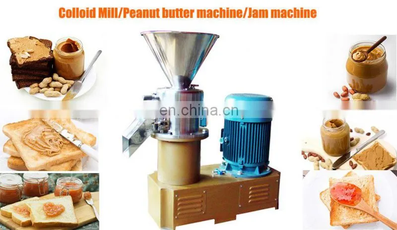 Small Scale Peanut Production Line Butter Small Scale Peanut Hazelnut Cashew Paste Production Line