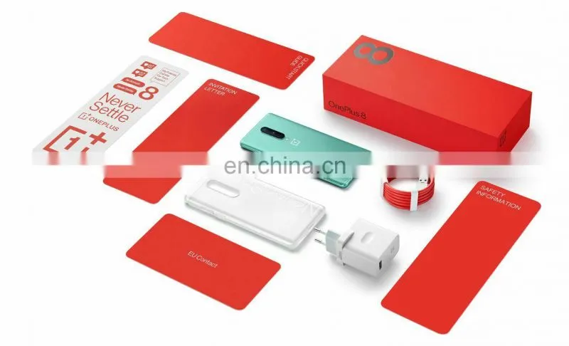 Original oneplus 8 5G Mobile phones 6.55" 865 8GB+128GB Android 10 NFC 5G Smartphone oneplus8 mobilephone