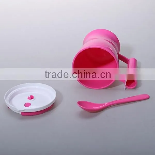 Microwave Soup Cup with Spoon