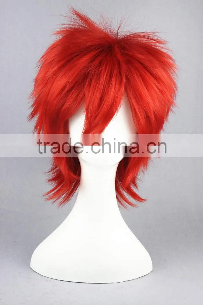 High Quality 35cm Short Straight UTA NO PRINCE SAMA Red wig Synthetic Anime Wig Cosplay Hair Wigs Party Wig