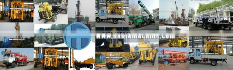 Powerful!Most popular in the market!!!HF-6A trailer type piledriver drilling rig