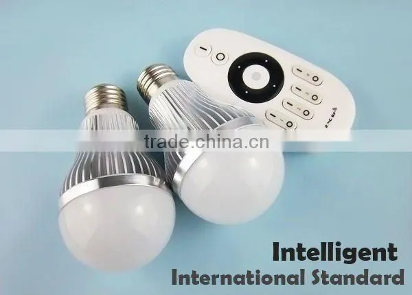 A19 Dimmable remote control led bulb light