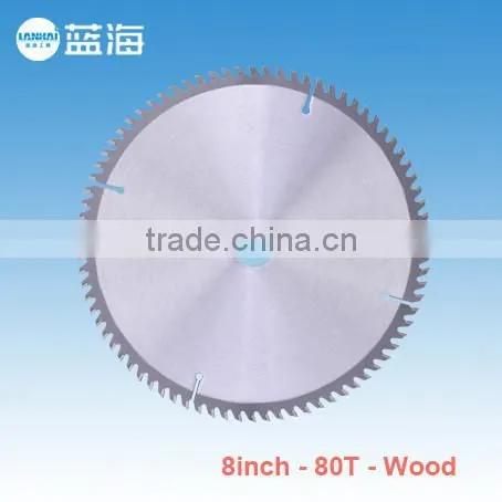 8''-80T Good Performance Alloy TCT Circular Saw Blade