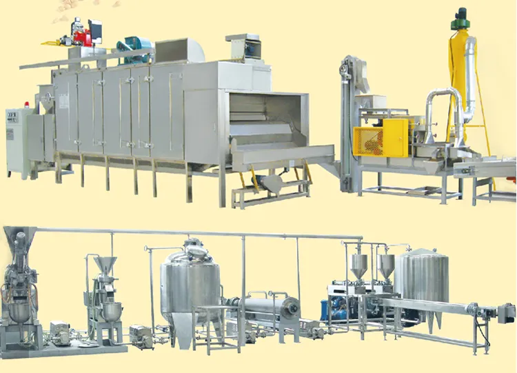 150kg/hr Capacity Peanut Butter Production Line
