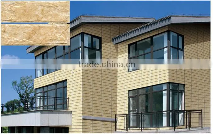 3D inkjet exterior wall decorative tile/villa decoration