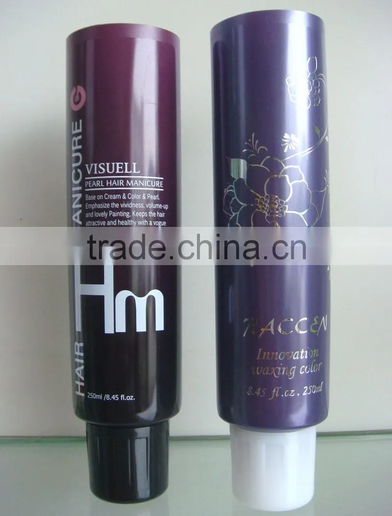 cosmetic long hair tube,cosmetic tube