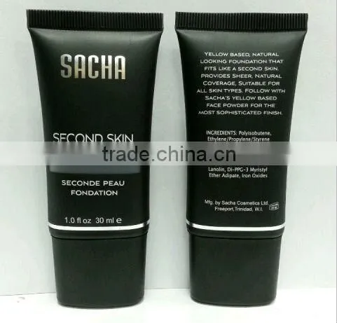 Cosmetic package pump tube with clear window (show the products),Airless pump tube