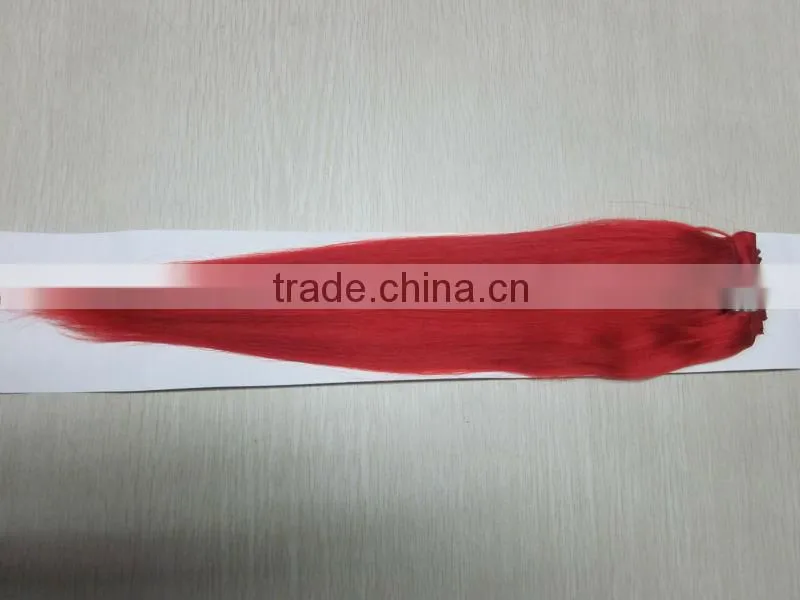 2015 new arrival factory price Mongolian 100% remy human clip in hair