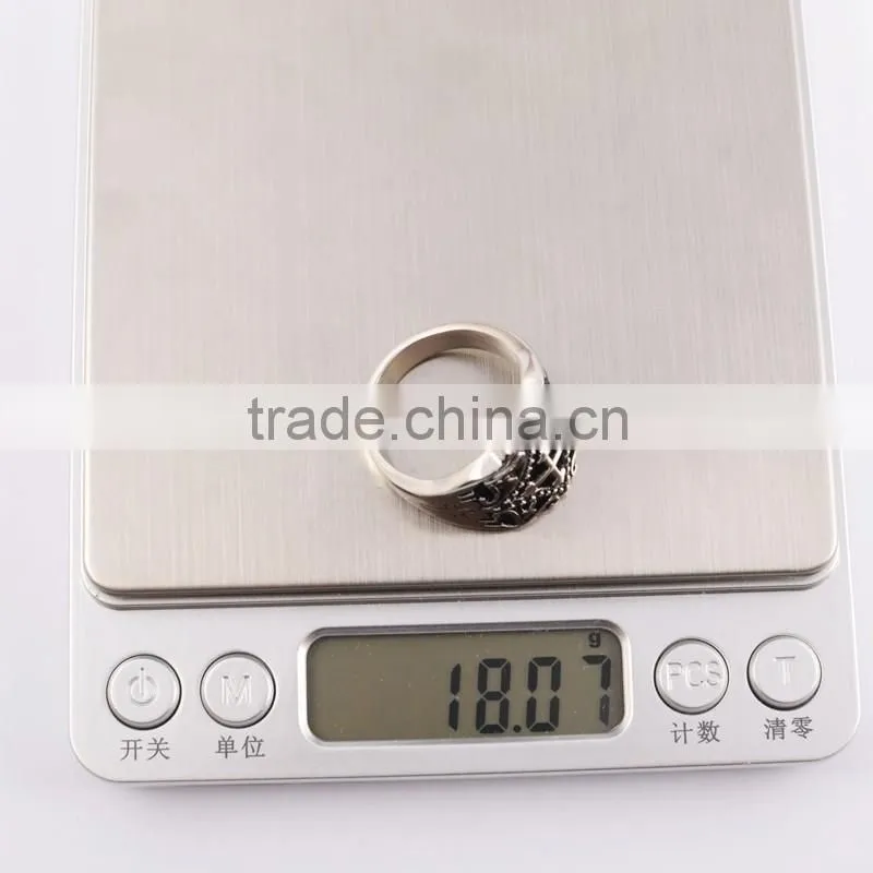 High Quality 316L Stainless Steel Material New Silver Ring Models For Men