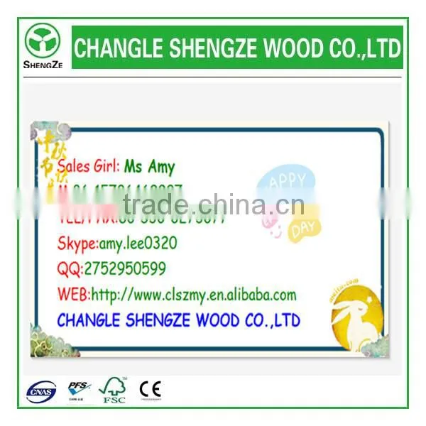 High Quality Colorful 18mm Laminated MDF Board from SHENGZE manufacture