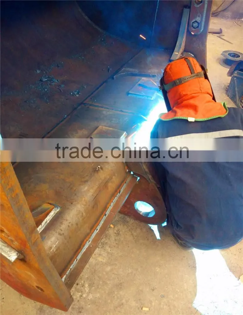High Quality wear assistance HARDOX500 NM400 excavator bucket for 1-80t excavator
