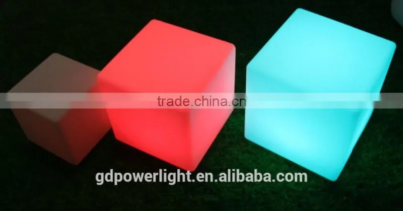 LED light decotative cube with remote control C001