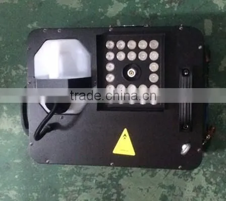 stage led fog machine 1500w led smoke dmx512 disco fog up / vertical direction possible RGB colorful effect