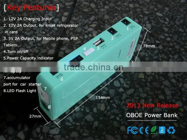 OBOE Emergency Tools 12000mah Car Jump Starter Power Bank