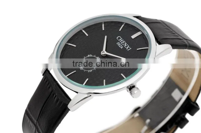 2016 China factory High quality cheap price for men Leather watch