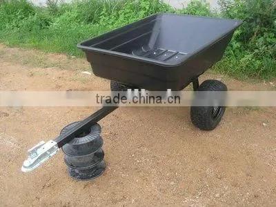 ATV Dumping Poly Garden Utility Trailers, Tool Cart