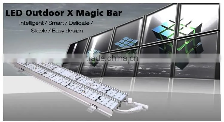 2016 new arrival!!!full color rgb smd led tube light for outdoor waterproof ip65