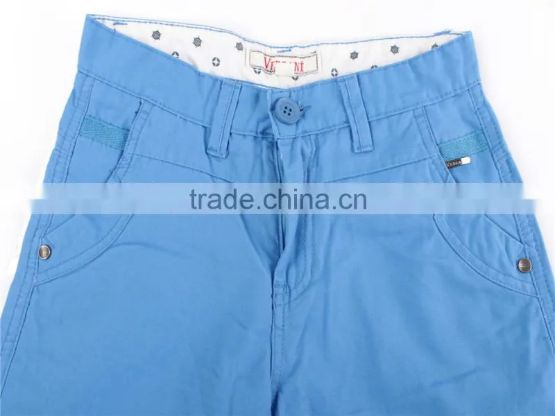 Mens cheap 100%cotton stock lot apparel shorts