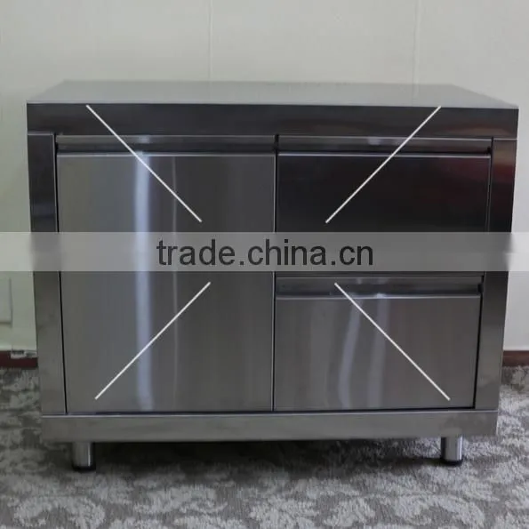 Newese style!!Grill island accessory stainless steel drawers/BBQ accessory cabinet
