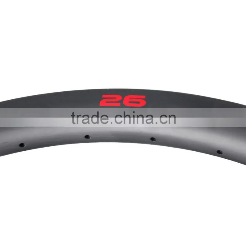 OEM 26er carbon clincher bike rims all moutain MTB tubeless wheel rims