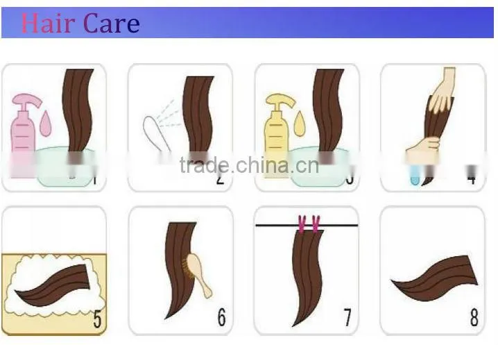 made in China cheap clip in hair extensions