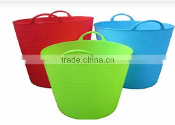 plastic beer tubs,flexible tub, plastic tub trug, storage tub
