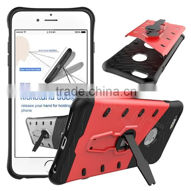 Breakingproof Sniper Mobile Case Stand Hybrid Phone Cover For Apple iPhone 6s Plus