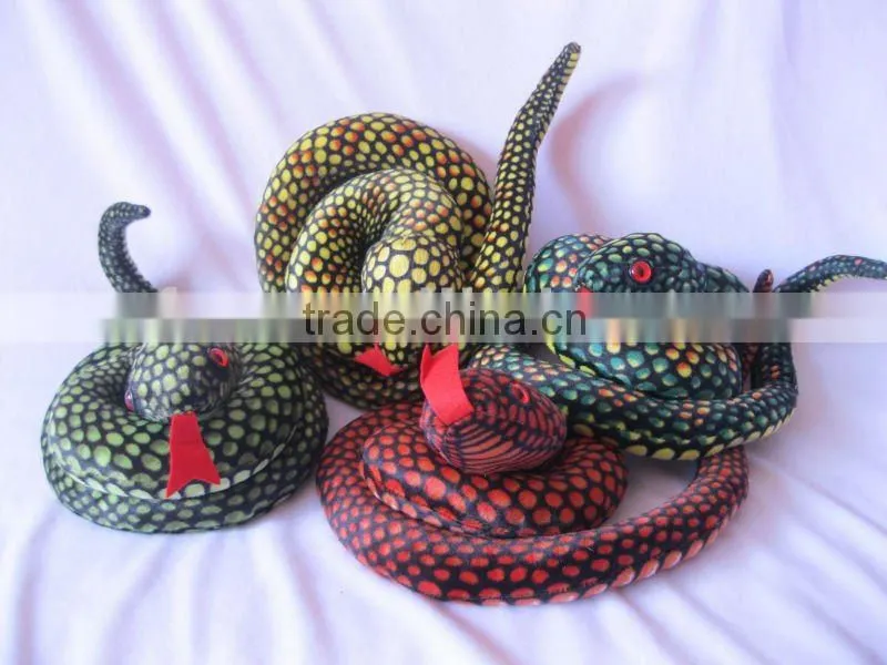 2014 newest fashion realistic plush toy snake