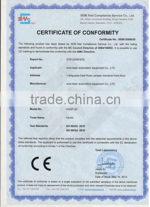 Apple peeler automatic manufactured in Wuxi Kaae