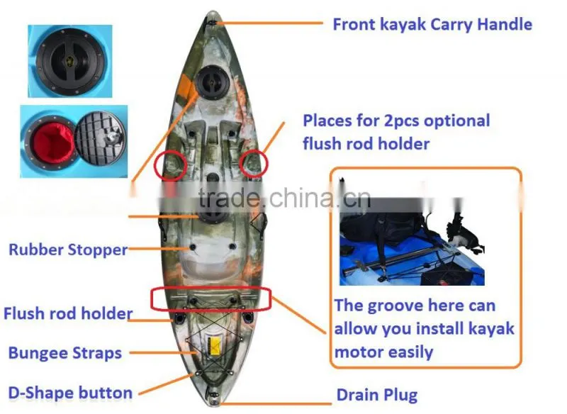 sit on top kayak fishing Canoe/Kayak