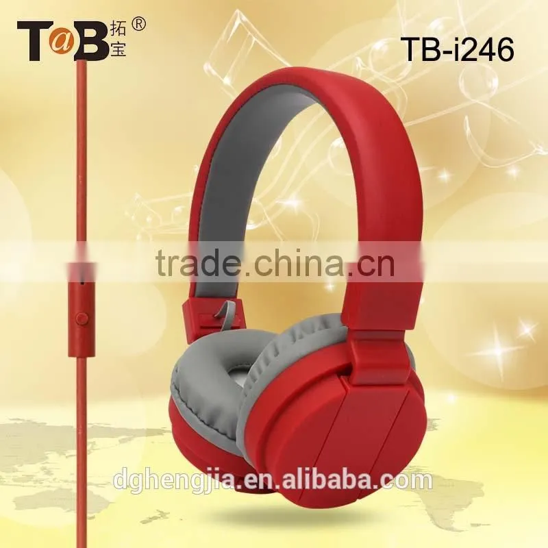 Latest consumer electronics color-customized fashion high quality mobile phone headphone 3.5mm