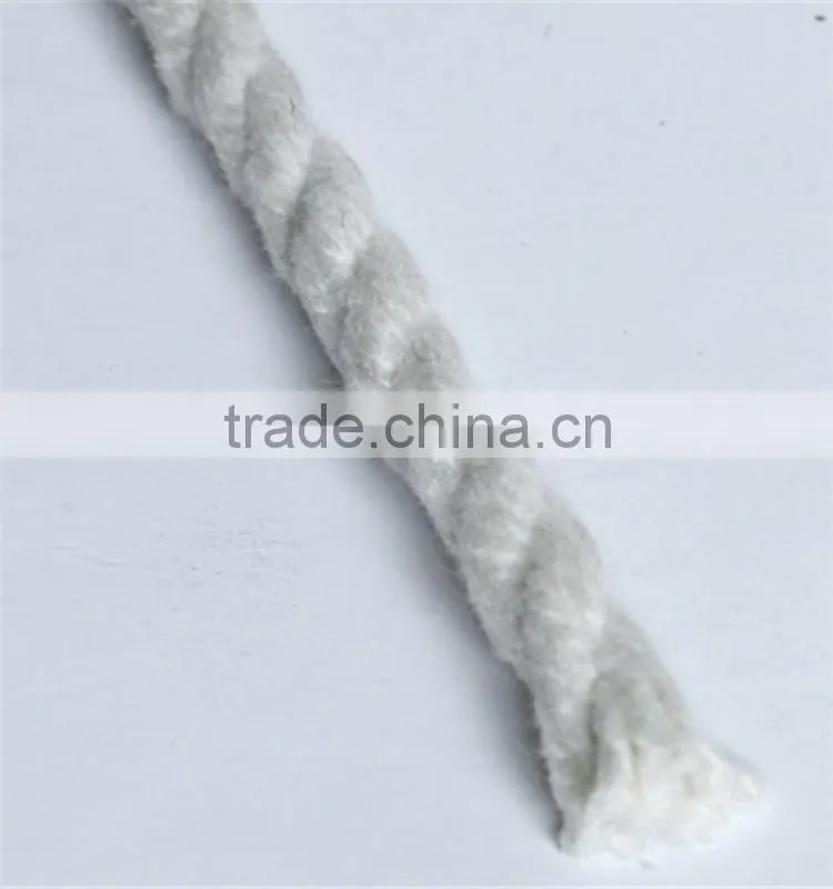 White Ceramic Fiber Twisted Rope