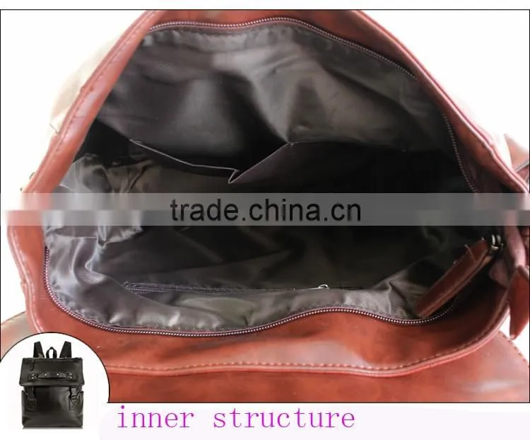Old style cool element export custom leather backpack bags