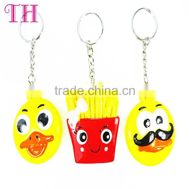 2016 wholesale resin key chain glitter star key chain on sale